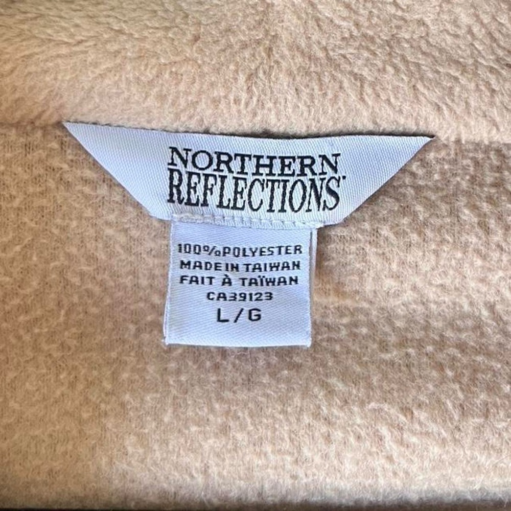 Vintage Beige Floral Fleece Jacket - Picture 5 of 5